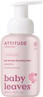 Attitude Detská sprchová pena (2v1) bez vône Baby leaves 295 ml