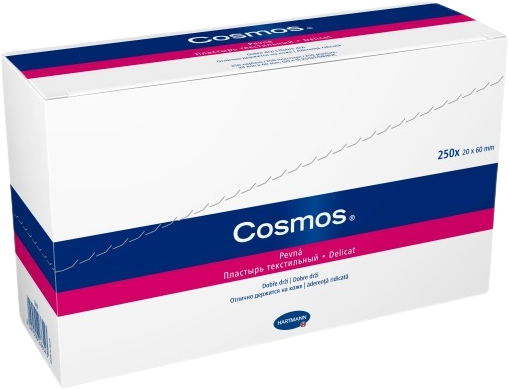 Hartmann Cosmos Pevnánáplasti na rany 20 x 60 mm 250 ks