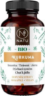 Natu Kurkuma BIO 60 kapsúl