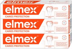 Elmex Caries Protection zubná pasta proti zubnému kazu triopack 3 x 75 ml