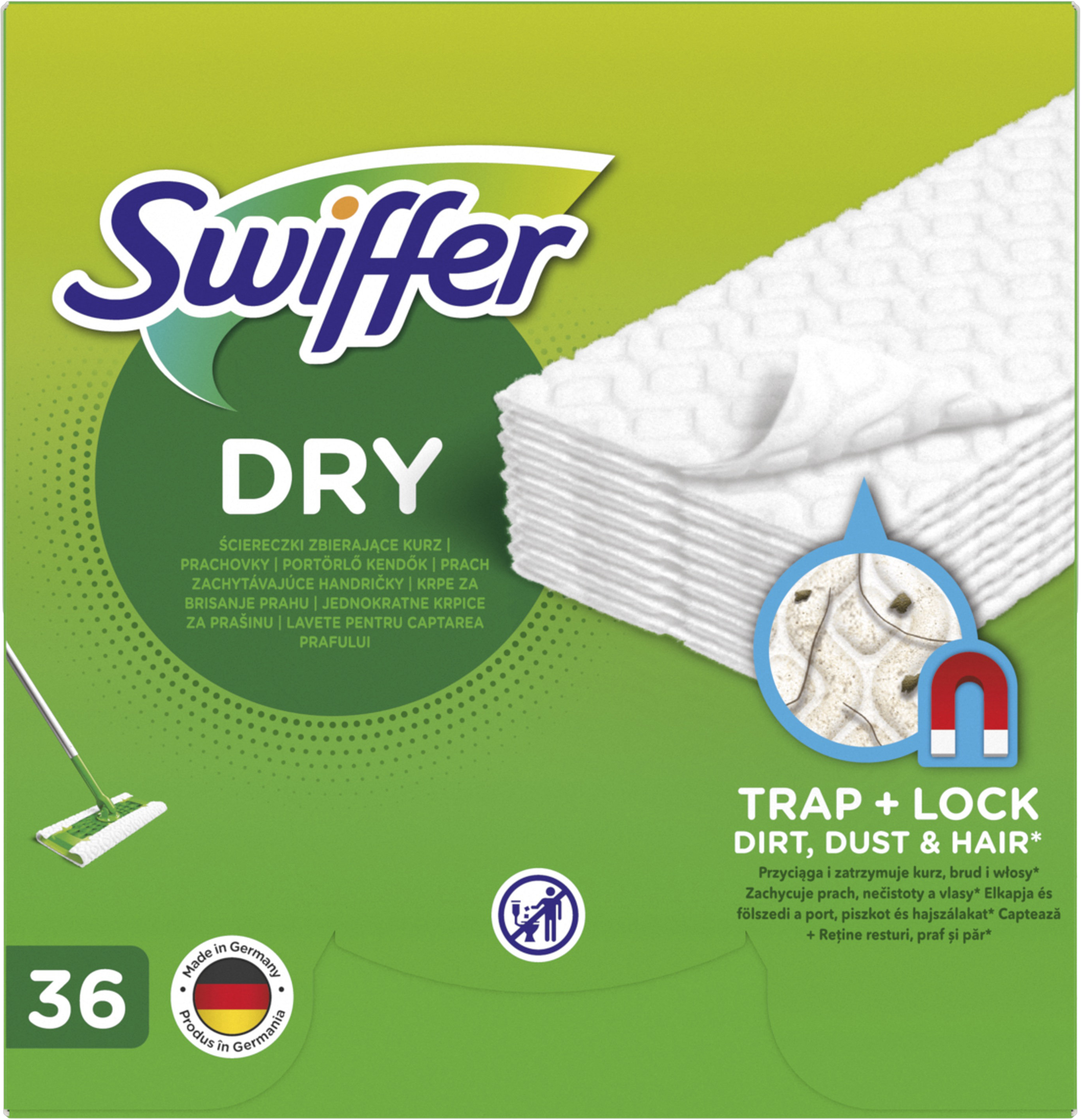 Swiffer Náhradné suché handričky 36 ks
