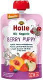 Holle Bio pyré - Berry Puppy - Jablkový a broskyňový s lesnými plodmi 100 g