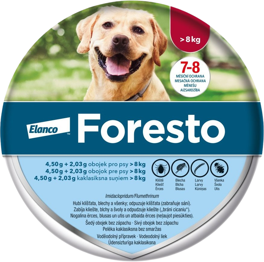 Foresto Obojok pre psy nad 8 kg 70 cm