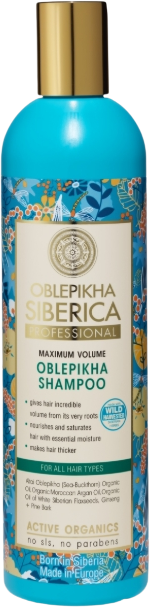 Natura Siberica Rakytníkový šampón pre všetky typy vlasov - Maximálny objem 400 ml