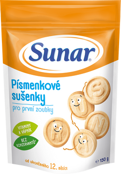 Sunar detské sušienky písmenkové 150 g