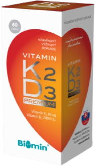 Biomin Vitamin K2D3 Premium+ 60 kapsúl