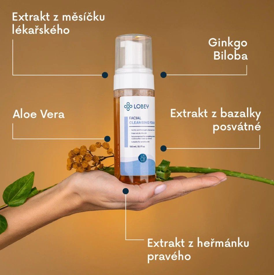 Lobey Pena na čistenie tváre 150 ml