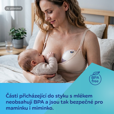 Canpol babies Elektrická odsávačka materského mlieka do podprsenky Hands-Free 2.0 150 ml