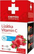 Cemio Lízanky s vitamínom C malina 6 ks