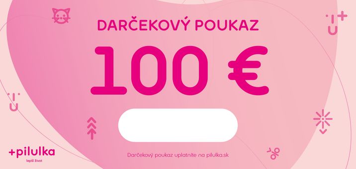 Pilulka Darčekový poukaz 100 €