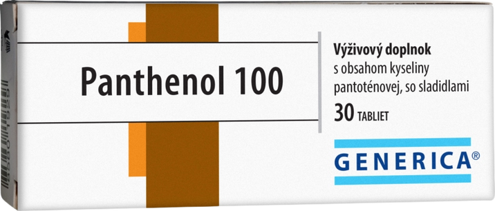 Generica PANTHENOL 100 30 tablet