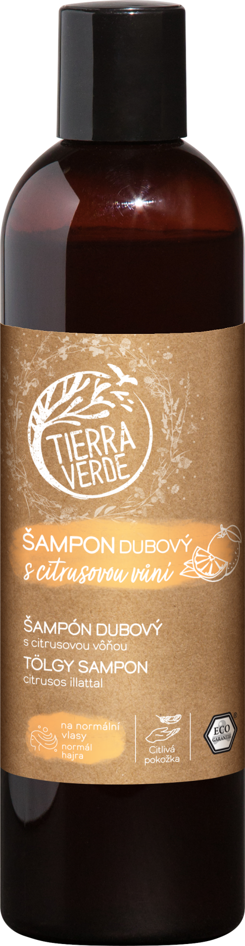Tierra Verde Šampón dubový s citrusovou vôňou 300 ml