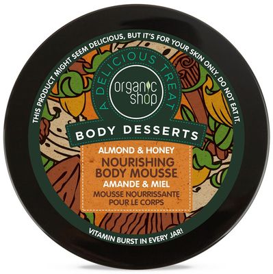 Organic Shop Mandle a Med Výživná telová pena 450 ml