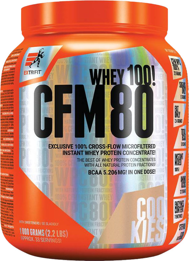 Extrifit CFM Instant Whey 80 cookies 1000 g