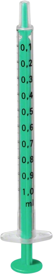 B.Braun BB Injekt F 1ml solo striekačka bez ihly 100 ks