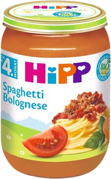 HiPP BIO Špagety v bolonskej omáčke 190 g