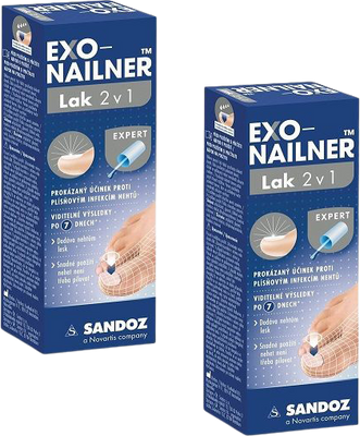 Exo-Nailer Exo-Nailner lak 2v1 2x5 ml