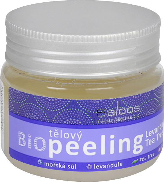 Saloos Bio Telový peeling - Levanduľa - Tea tree 140 ml