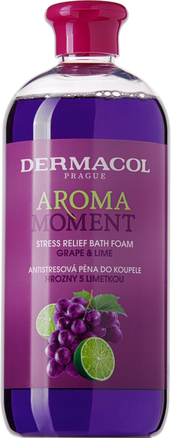 Dermacol Aróma Moment pena do kúpeľa hrozno s limetou 500 ml