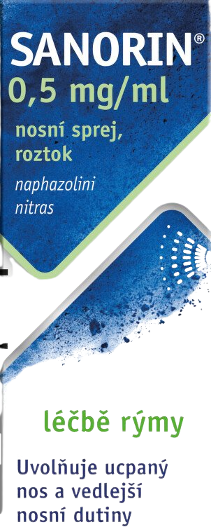 Sanorin 0,5 ‰ Nosový sprej 10 ml