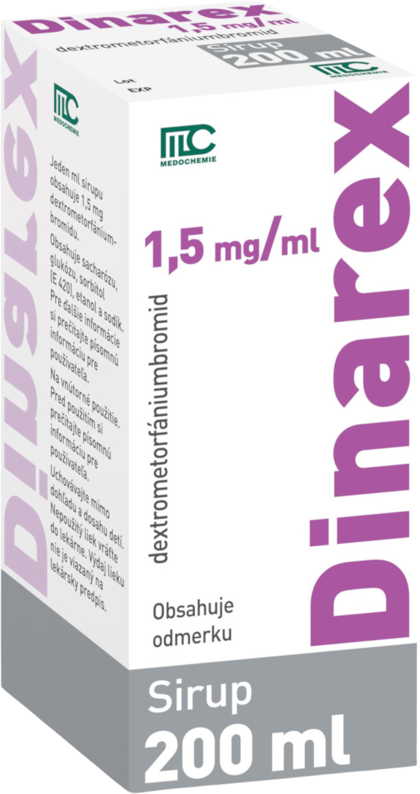 Dinarex 1,5 mg/ml sirup 200 ml