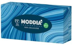 Moddia Papierové vreckovky 4vrstvové box 100 ks