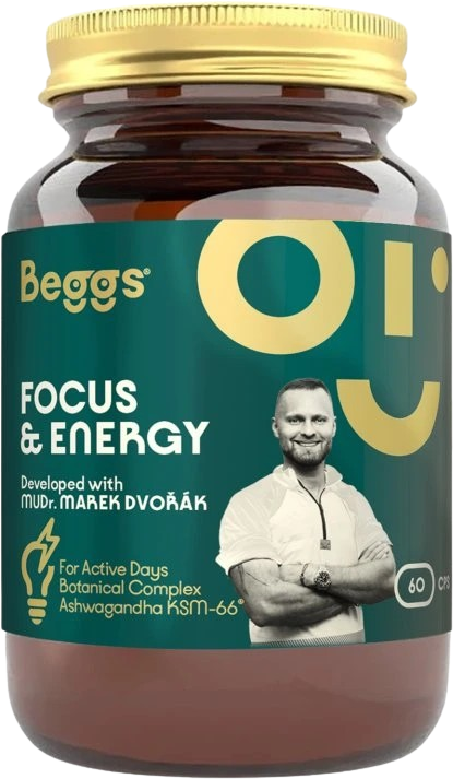 Beggs Developed with MUDr. Marek Dvořák - Better Sleep 60 kapsúl + Focus and Energy 60 kapsúl