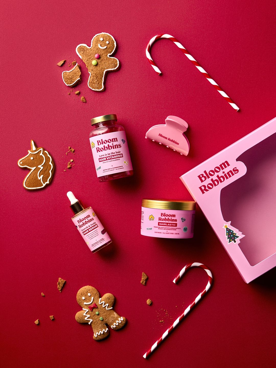 Bloom Robbins Vianočné trio gumídci, sérum, maska