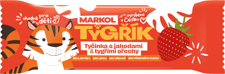 Markol Tygrík Jahoda & tigernuts 30 g