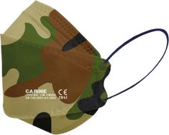 Carine FFP2 NR FM004 FISH Filtračná polomaska kategórie III,maskáčová 10 ks