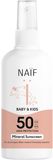 NAÏF Sprej na opaľovanie SPF50 pre deti a bábätká 100 ml
