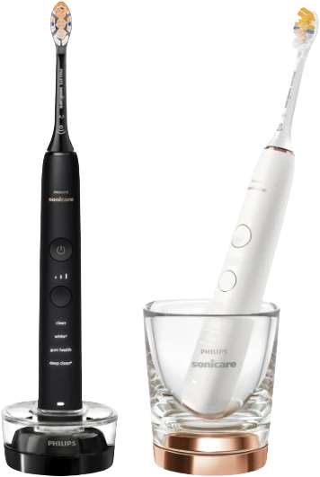 Philips Sonicare Sonické zubné kefky 9000 DiamondClean HX9914/69 1+1 čierny a rosegold
