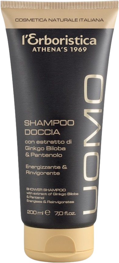 Erboristica UOMO Sprchový gél a šampón pre mužov 200 ml