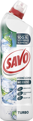 Savo Turbo WC gel na vodný kameň 700 ml