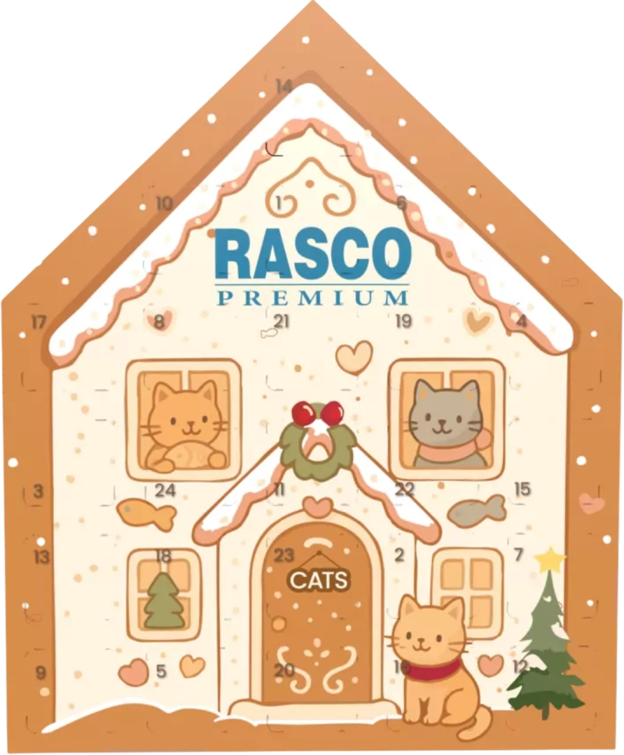 Rasco Adventný kalendár pre mačky 96 g