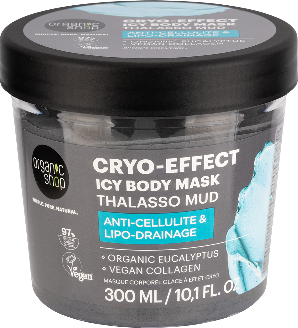 Organic Shop Thalasso Cryo-Effect Bahenná chladivá telová maska 300 ml