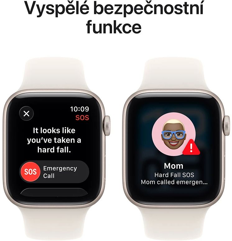Apple Watch SE 3 GPS 40mm Hliníkové puzdro Starlight so športovým remienkom Starlight - S/M