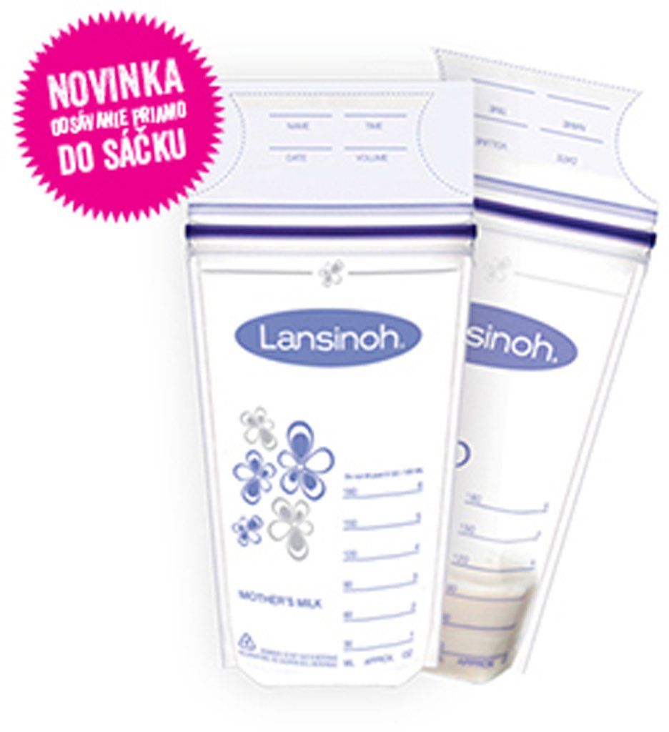 Lansinoh Sáčky na skladovanie materského mlieka 180ml 50 ks