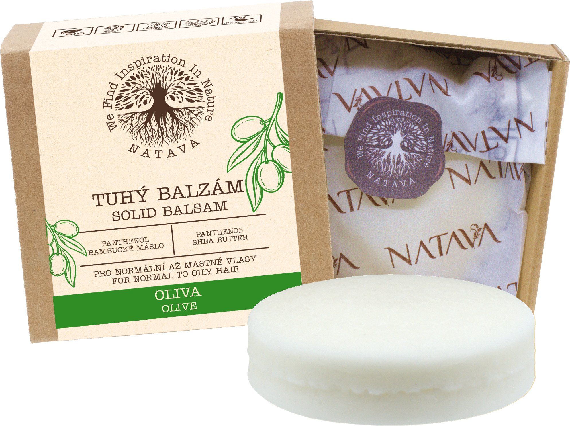 Natava Tuhý balzam - Oliva 75 g
