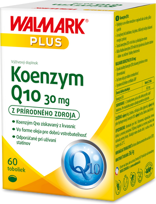 Walmark Plus Koenzym Q10 30 mg 60 kapsúl
