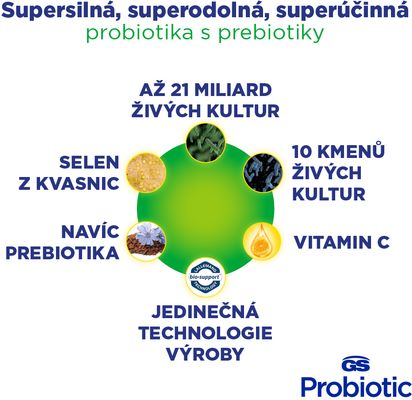 GS Probiotic Strong 120 kapsúl
