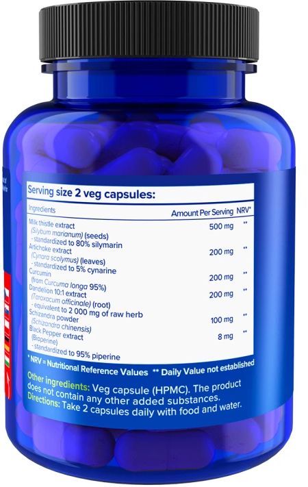 Natios Pečeňový komplex, Komplex 6 zložiek pre pečeň 90 kapsúl