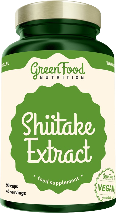 GreenFood Nutrition Shiitake Extract 120 kapsúl