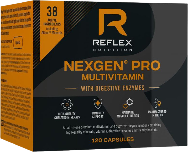 Reflex Nutrition Nexgen® PRO + Digestive Enzymes 120 kapsúl