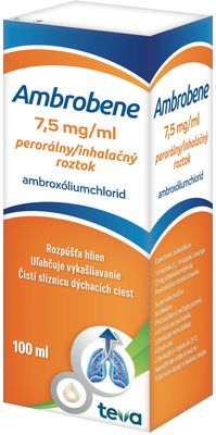 Ambrobene 7,5 mg/ml roztok 100 ml