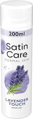 Gillette Satin Care Gel na holenie Normal Skin Lavender Touch 200 ml