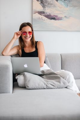 Lunesto Blue Light - oranžové okuliare blokujúce modré svetlo - transparentné