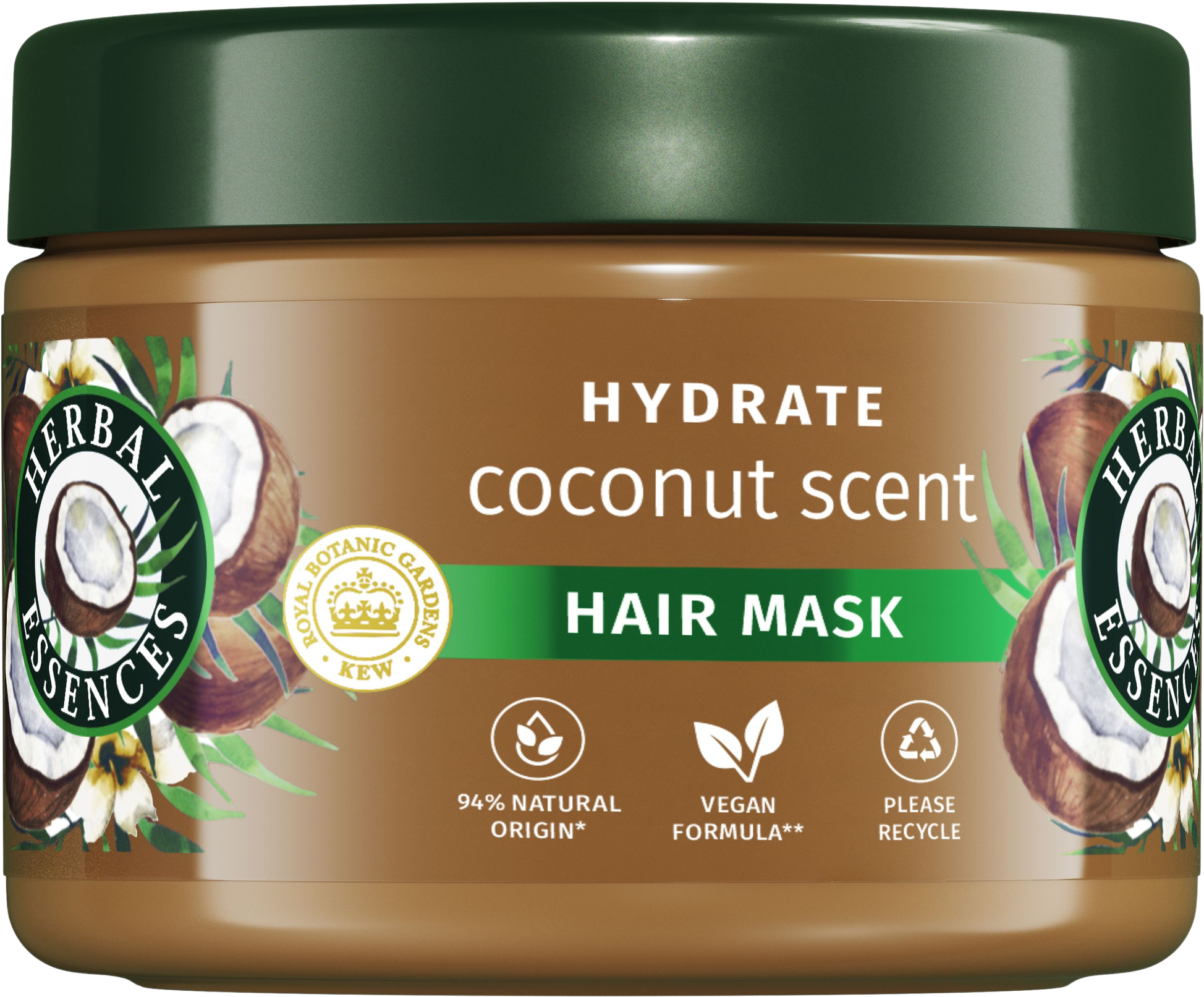 Herbal Essences Coconut Scent Hydrate, Maska na vlasy pre výživu a hydratáciu 300 ml