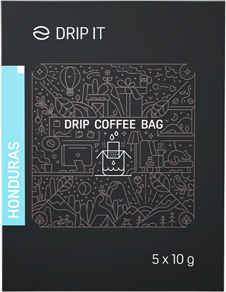 Drip it Káva vo filtri Honduras Las Capucas 5 x 10 g
