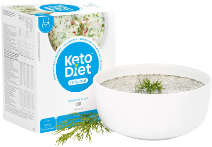 KetoDiet Proteínová polievka – kôprová (7 porcií)